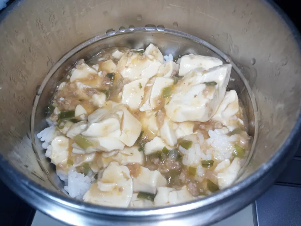 甘口麻婆豆腐丼|darkbaronさん