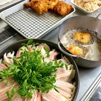 チキンカツ　ミルフィーユ鍋|ふみぃさん