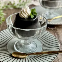 黒ごまラテプリン（ゼリー）|ゆーこどんさん