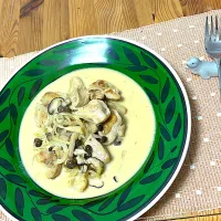 チキンのキノコクリーム煮| songさん