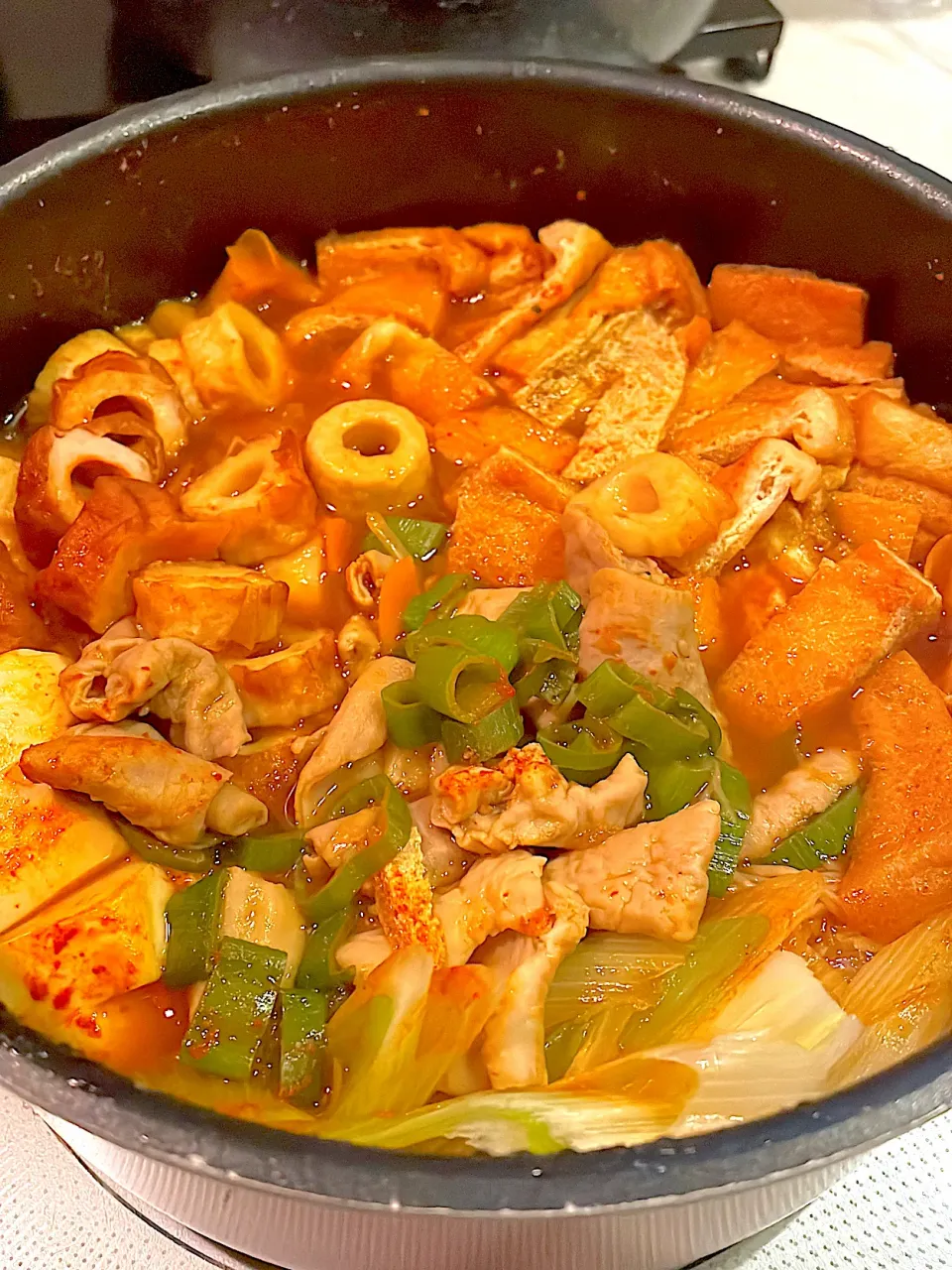 おっさんご飯　赤からなべ|ひげおやじさん