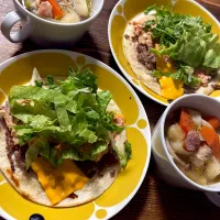 トルティーヤでビッグマック風|gohan♡さん