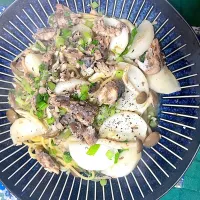 カブと鯖缶のペペロンチーノ|ゆさんさん