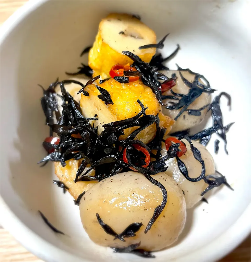 蒟蒻とゴボ天のひじき煮|藤田 まり子さん