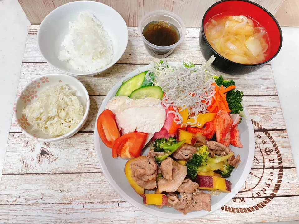 豚肉と野菜の甘辛焼き|chou  chouさん