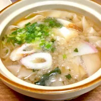 鍋焼きひもかわうどん🍀🍲|まいりさん