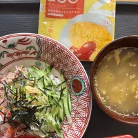 エバーエッグを使ってちらし寿司とかき玉汁🤗✨💕| てるみさん