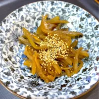 ヤーコンのきんぴら つくりました😁👌💕|てるみさん