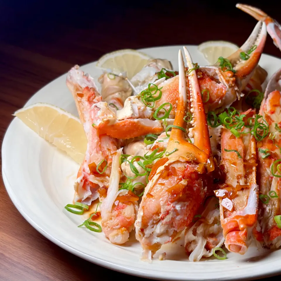 💫焼きずわいがに 滴るガーリックレモン醤油|biskesさん