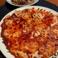 今夜は蓮根のガレット|めんちゃんさん