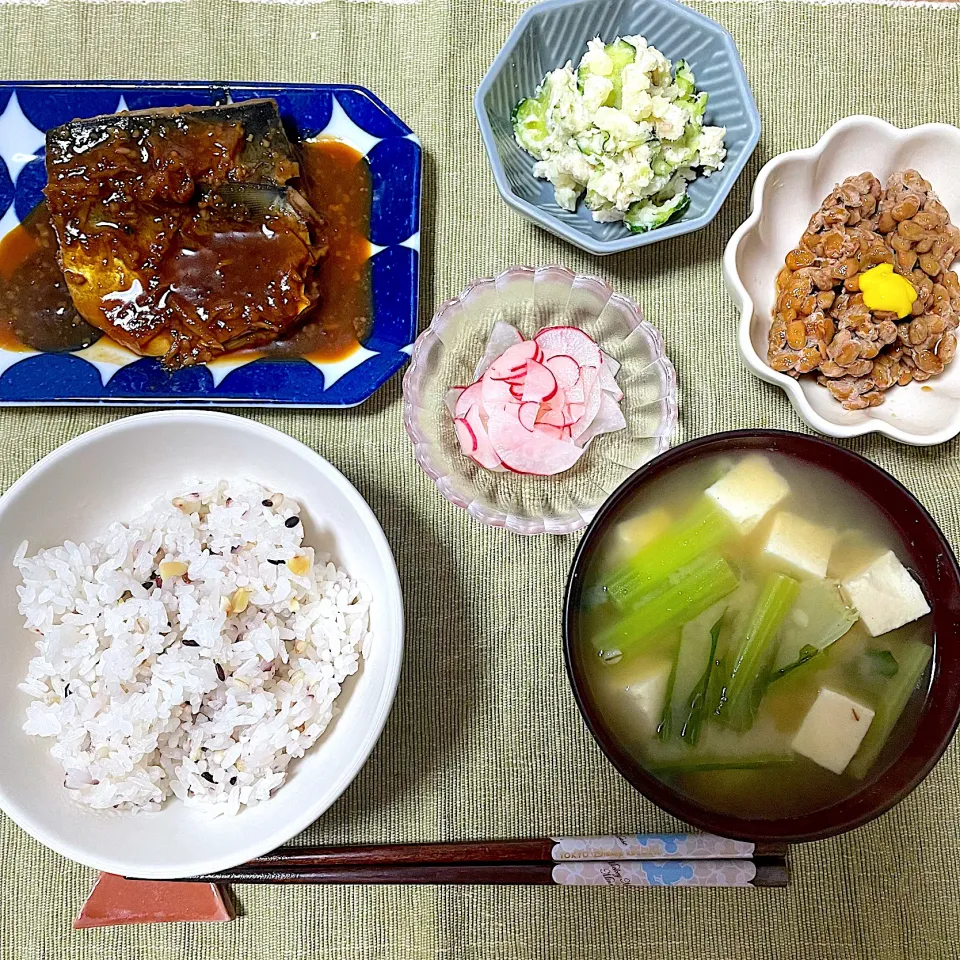 鯖の味噌煮|ゆさんさん