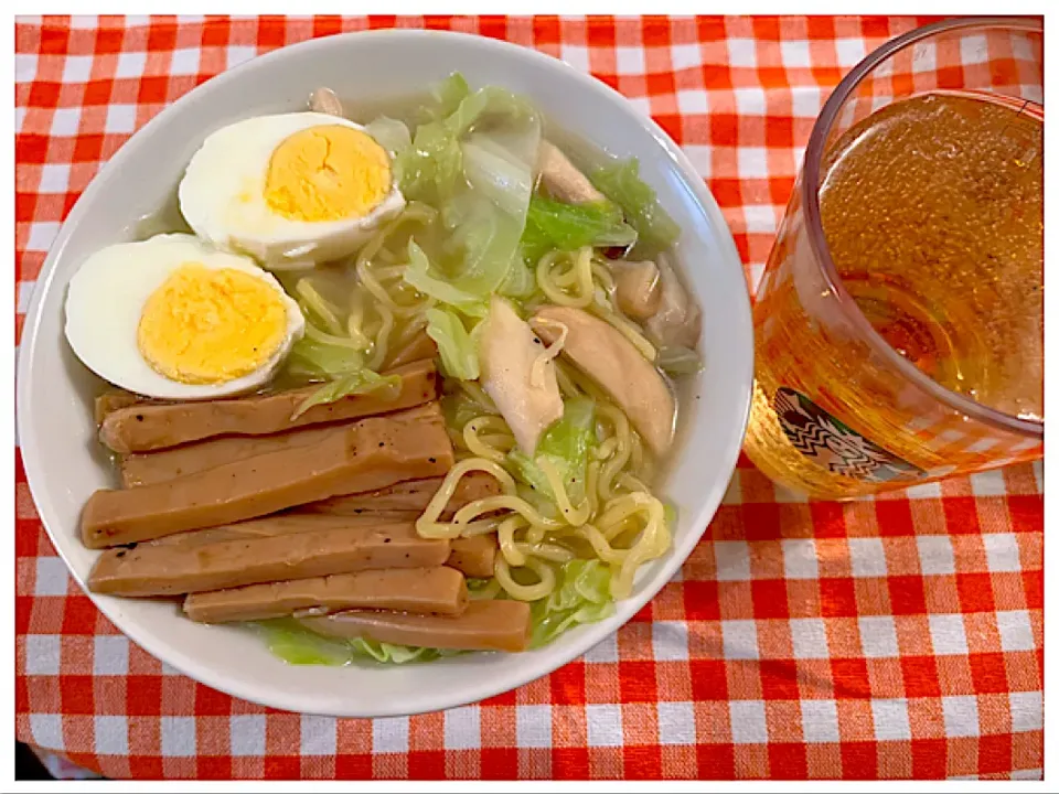 野菜シャキシャキタンメン風🍜|ワイントンさん
