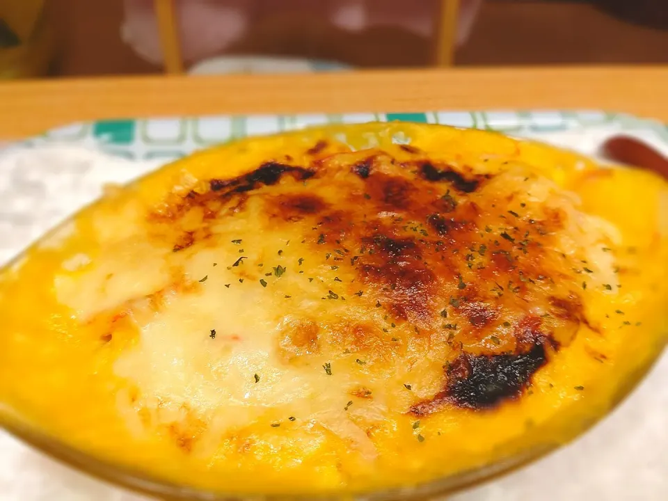 豆腐のグラタンソースのドリア|ともさん