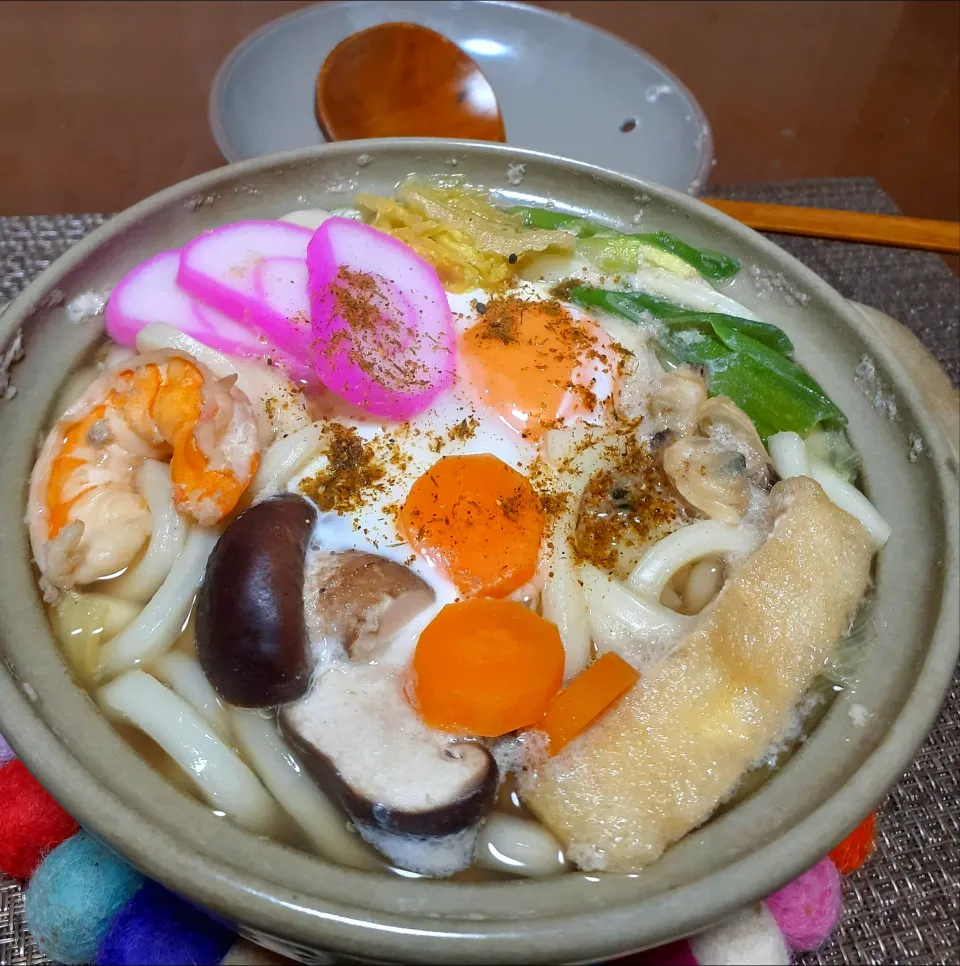 鍋焼うどん🍜|びせんさん