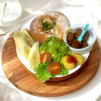 クリームシチューパンモーニング|besさん