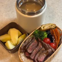 娘お弁当（ステーキ）|takezooさん