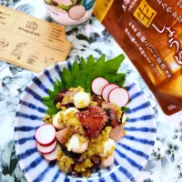 🔷🐙蛸の切り落としと🧀パールモッツァレラの和え物🔷|@きなこさん