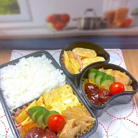 自家製ミートボール弁当|アッキーさん