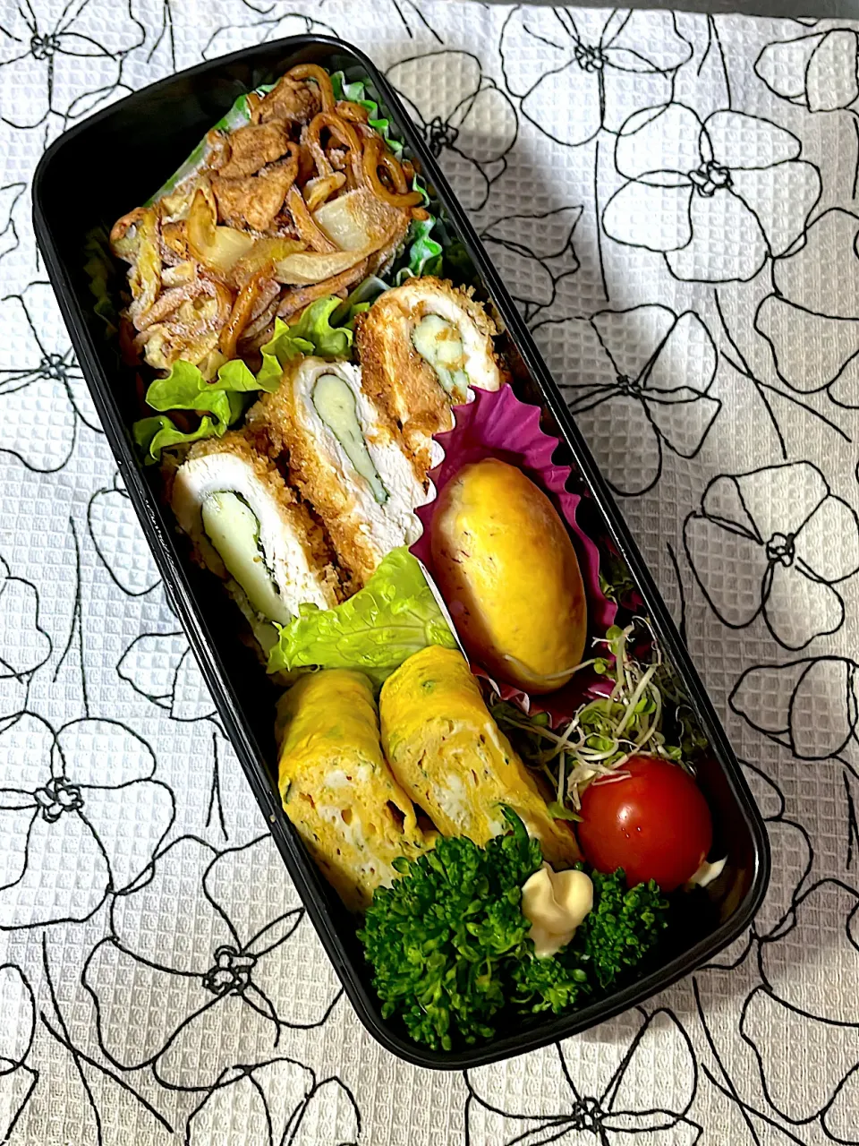 おはようございます　今日はササミチーズカツ弁当|kuroさん