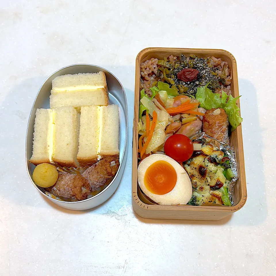 今日のオット弁当と、高３ムスメ弁当。|chi.aさん