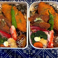 中学and高校男子お弁当🍱|チーズさん