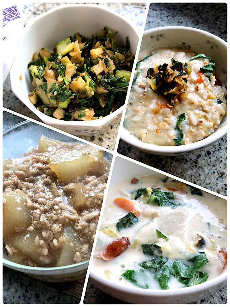 『大根の作り置き』4種　ふりかけ&煮物＆リゾット、クリームスープ|ヨウコさん