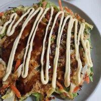 ☆高校生おうちごはん☆テスト期間中なので。お好み焼き|ｼｮｺﾗさん