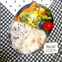 31日目 鮭と蟹玉弁当| makamokaさん