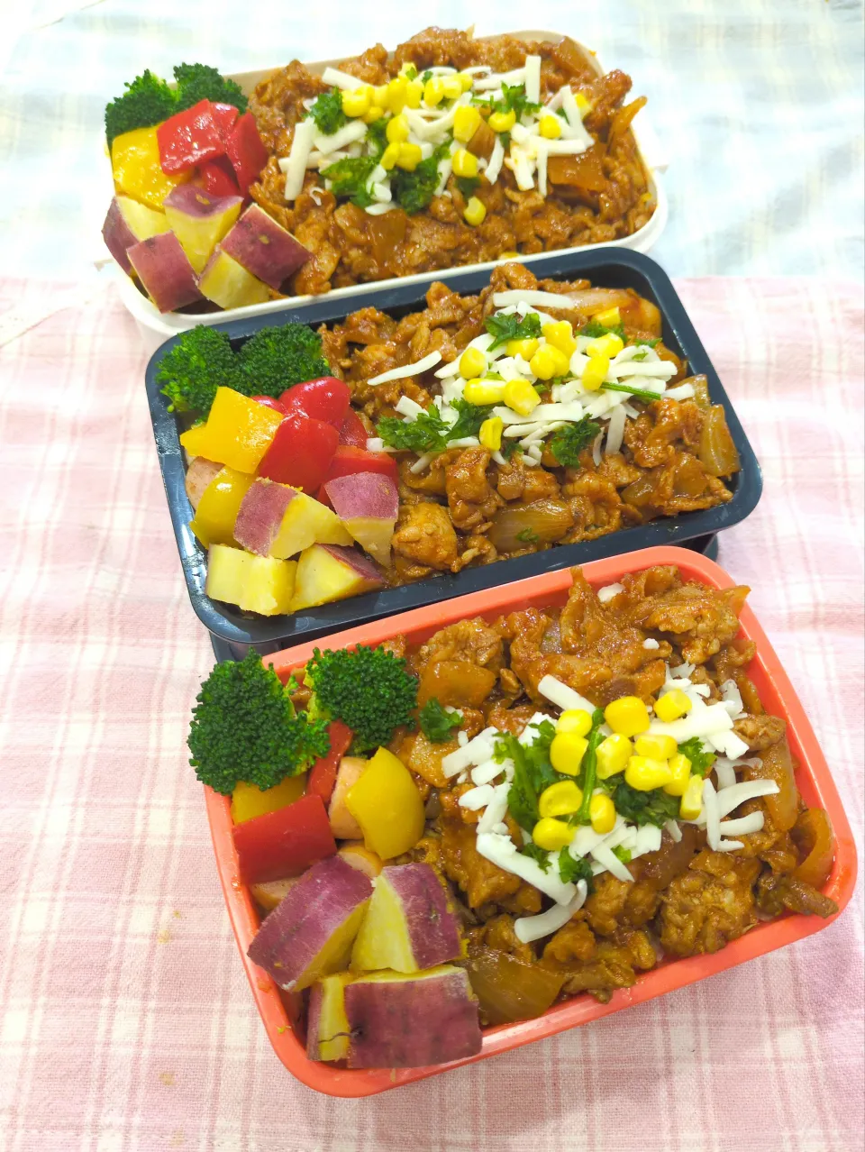 ポークチャップ弁当♥|みちゅあしさん