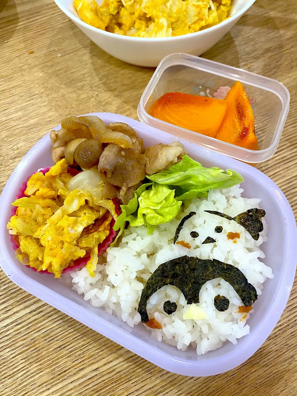 豚肉炒め弁当|しばざきまりさん