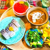 ミニカレーうどん|橘葵さん