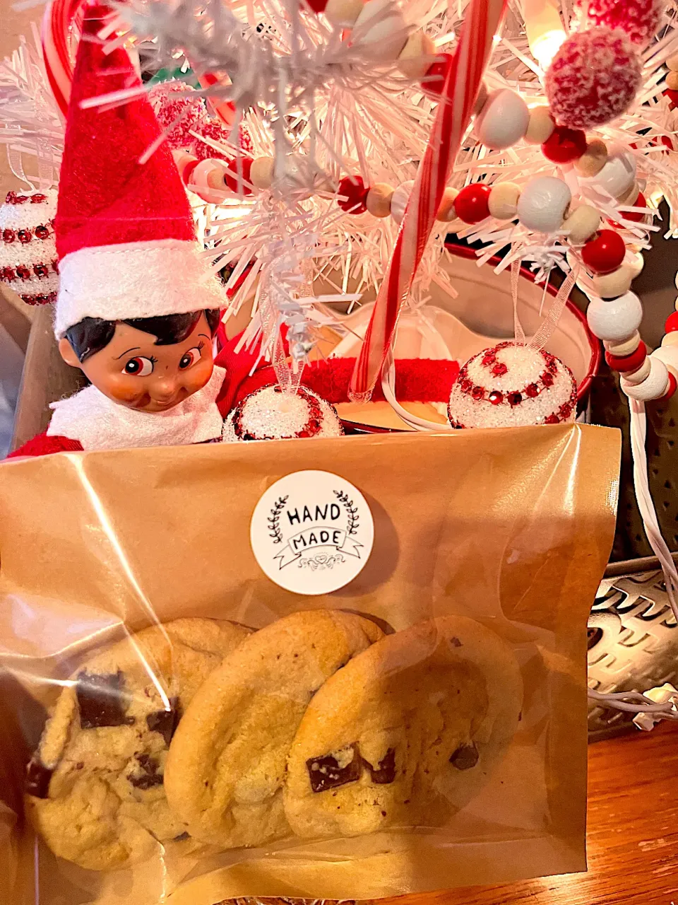 Elfie loves my chocchip cookies🍪🍪🍪|🌺IAnneさん