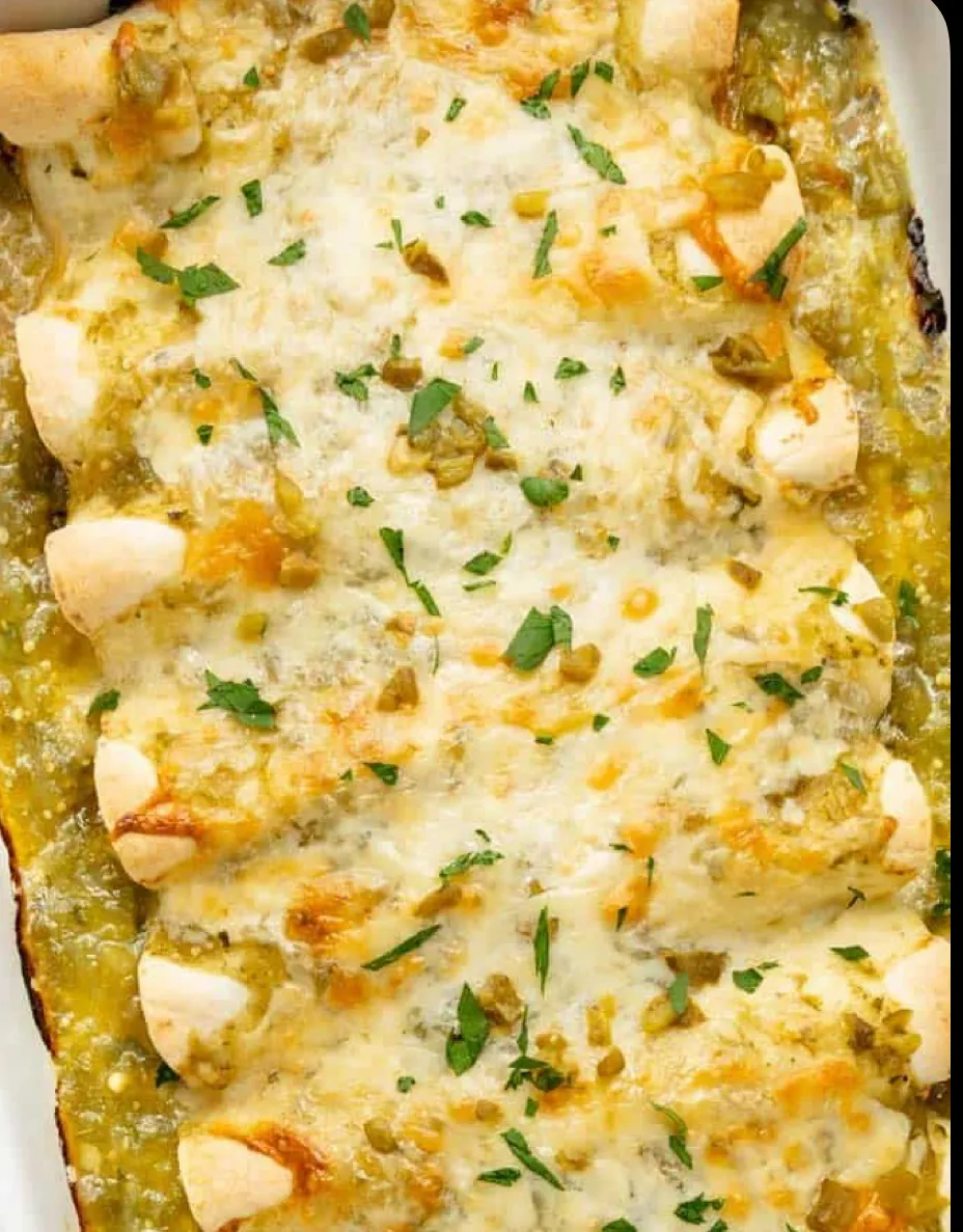 Chicken and cheese enchiladas|🌺IAnneさん