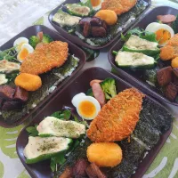 今日はお仕事なので、なんちゃって海苔弁です✨|rikako♪。.:＊さん