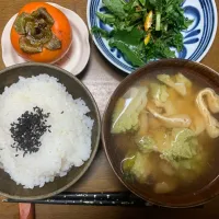 昼食　一汁一菜|ATさん