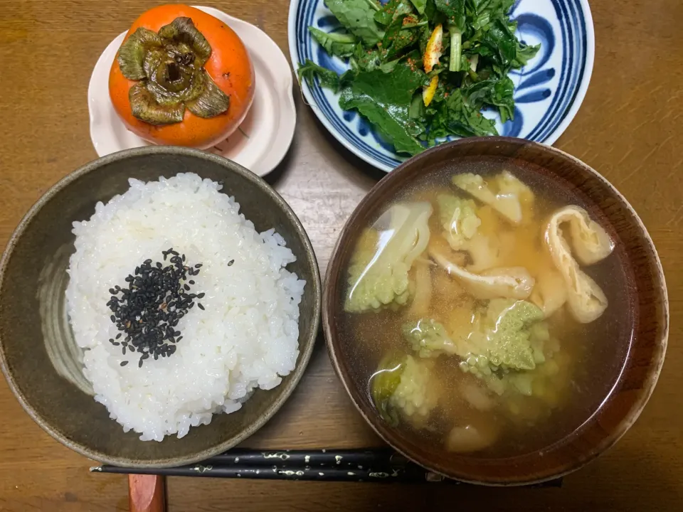 昼食　一汁一菜|ATさん