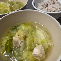 鶏肉キャベツスープ|くるみさん