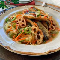 カレー風味☆アジの南蛮漬け|スイーツポテトさん