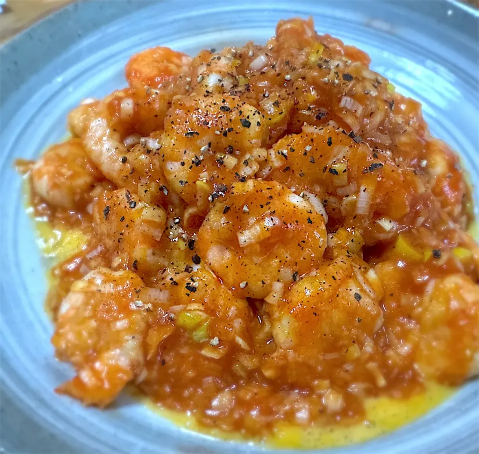 激辛海老チリ天津飯🦐🔥|buhizouさん