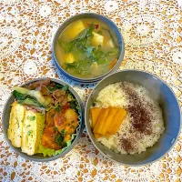 本日の旦那さんお弁当🎵|さくたえさん