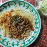 スピード  ミートソース スパゲティー| はやとさん