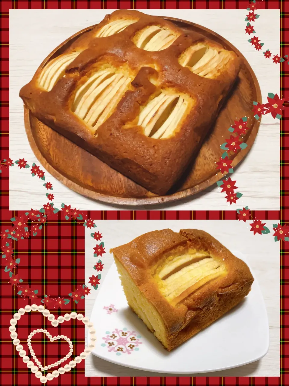 りんごケーキ🍎|もっさんさん