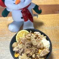 昨日の丸パクリを実家で自作で|てるさん