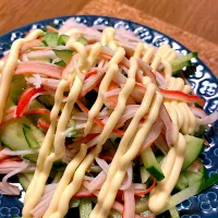 きゅうりとカニカマのマヨネーズ和え|tomoさん