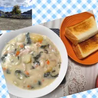 バタバタでも夜ごはん!!炊飯器でシチュー|m.rafuさん