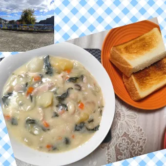 Snapdishの人気料理写真:バタバタでも夜ごはん!!炊飯器でシチュー