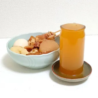 Snapdishの人気料理写真:【私がおでん🍢を作る理由🎯】こっちも主役！おでんの出汁割り🍶