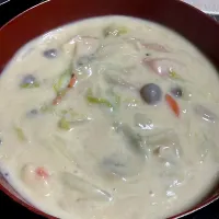 豆乳クリームスープ|たまさん