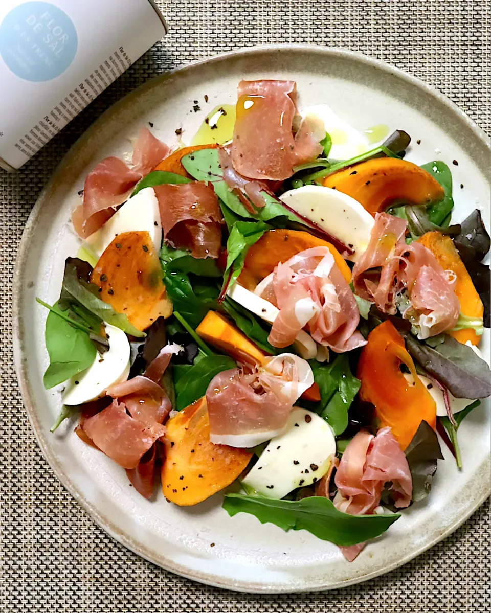 柿のサラダ|かおるさん