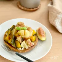 南部せんべいで かぼちゃタルト|FIKA789さん